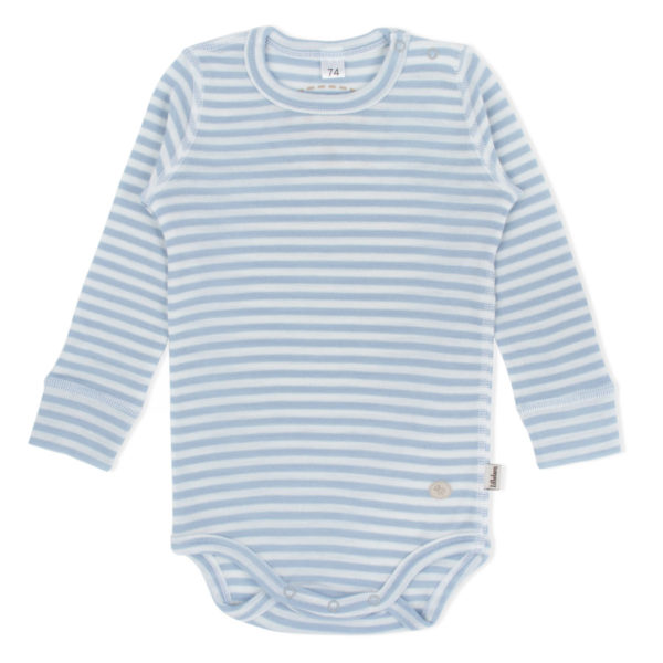 Ullbody striper - Lillelam Ullbody striper lysblå