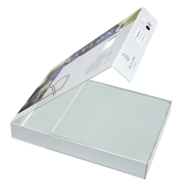 Pale aqua_1 Sengesett Pale aqua 220 cm - Pale aqua 1