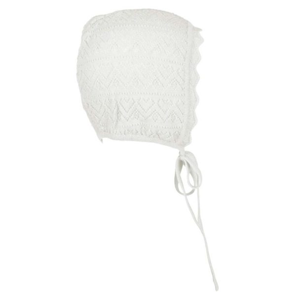 Dåpslue i merinoull til gutt og jente