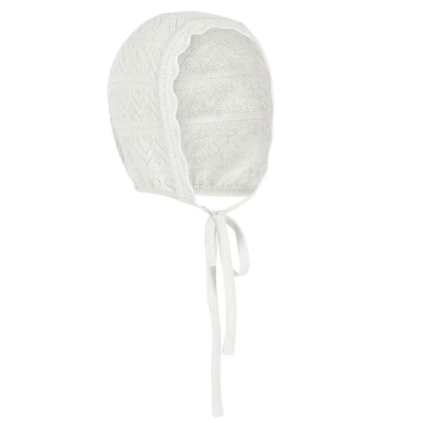 Dåpslue i merinoull til gutt og jente