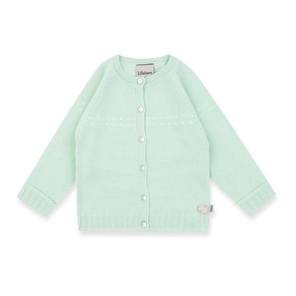 Jakke tynn utgående farger - Lillelam Jakke tynn classic mint Cardigan thin classic mint 1