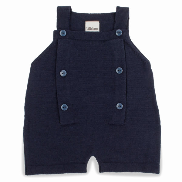 Lillelam_Romper jul med knapper_marine Romper m/knapper - Lillelam Romper jul med knapper marine