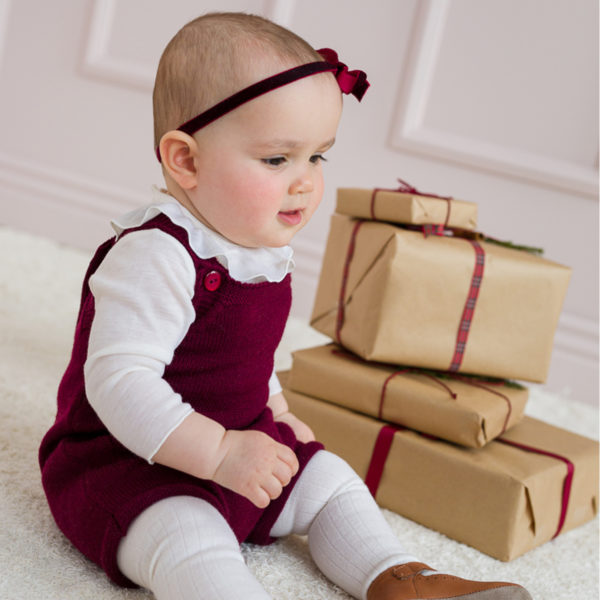 Lillelam_Romper knapper_morell Romper m/lommer - Lillelam Romper knapper morell