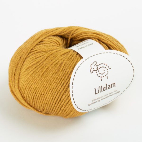 Lillelam Merinoull 50g - Lillelam Merinoull oker
