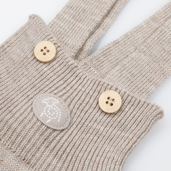 Lillelam_Romper Baby Natur_lys beige 3 Romper Baby Natur - Lillelam Romper Baby Natur lys beige 3