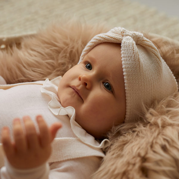 Hodebånd Baby Natur - Baby Natur hodeband kremhvit