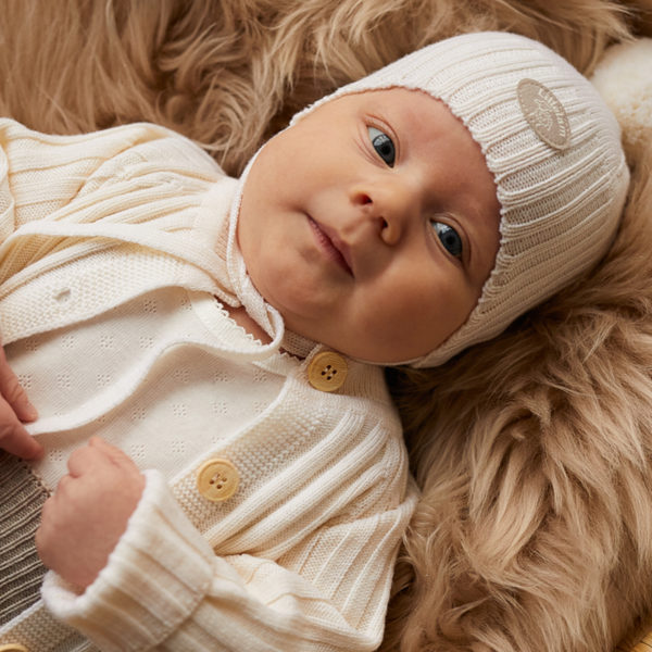 Lue Baby Natur - Baby Natur jakke kremhvit