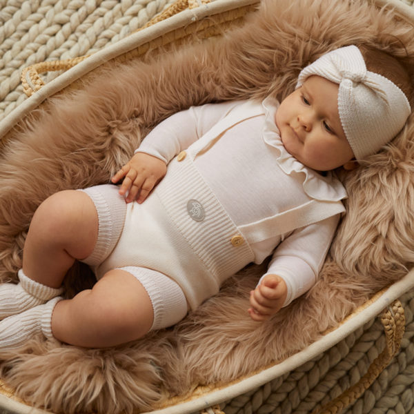 Baby Natur romper hvit Romper Baby Natur - Baby Natur romper hvit