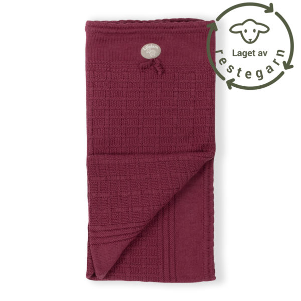 AW22_ass_col-bringebær Pledd restegarn - AW22 ass col bringebaer