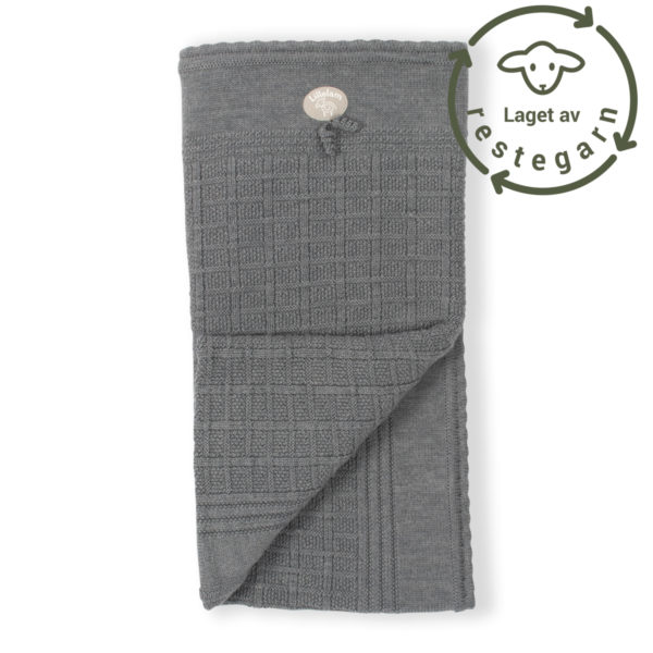 AW22_ass_col-grå Pledd restegarn - AW22 ass col gra