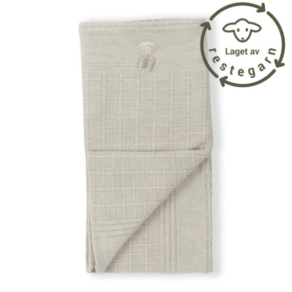 AW22_ass_col-lys grå Pledd restegarn - AW22 ass col lys gra