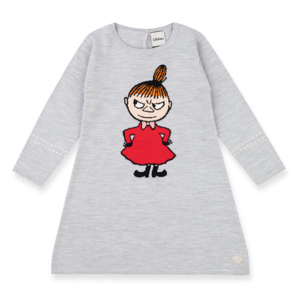 Kjole Lille My - Lillelam Kjole Lille My mellomgra Dress Little My medium grey 1