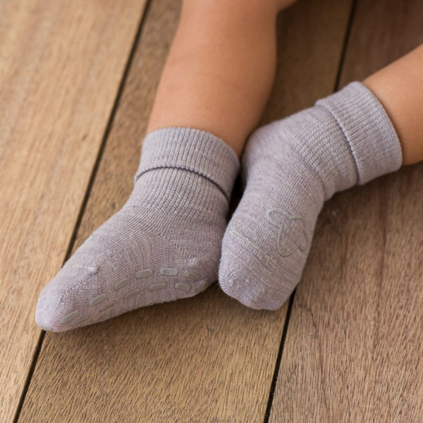 Lillelam_Ullsokk anitskli beige 2 Ullsokk antiskli - Lillelam Ullsokk anitskli beige 2